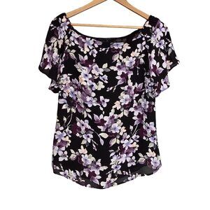 Women's - White House Black Market Floral Blouse, Size Small